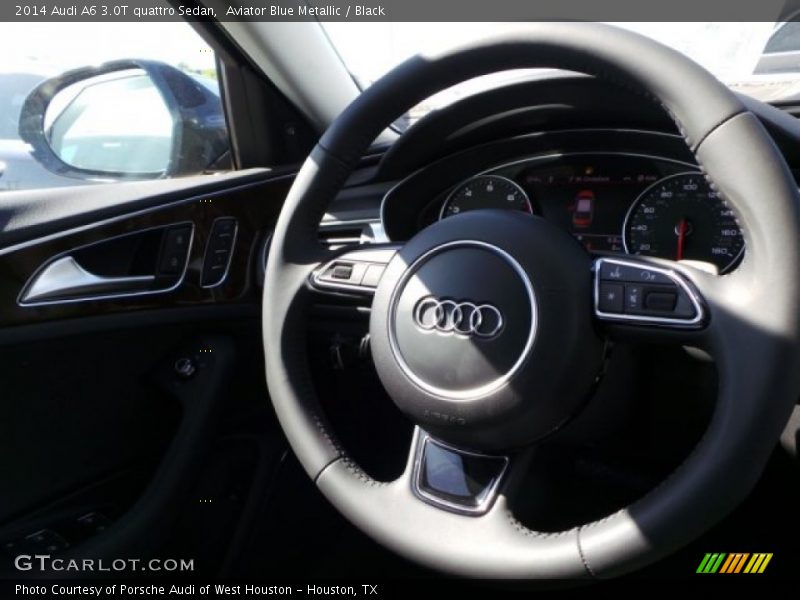 Aviator Blue Metallic / Black 2014 Audi A6 3.0T quattro Sedan