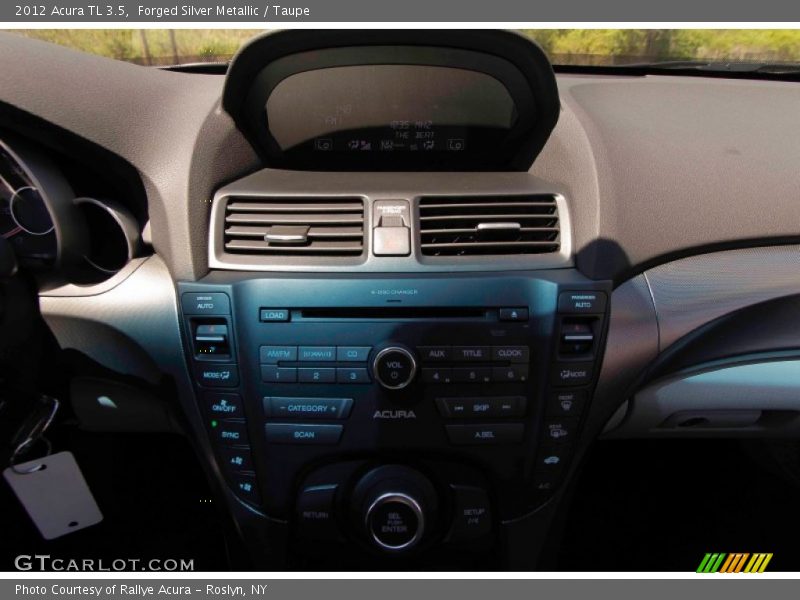 Forged Silver Metallic / Taupe 2012 Acura TL 3.5