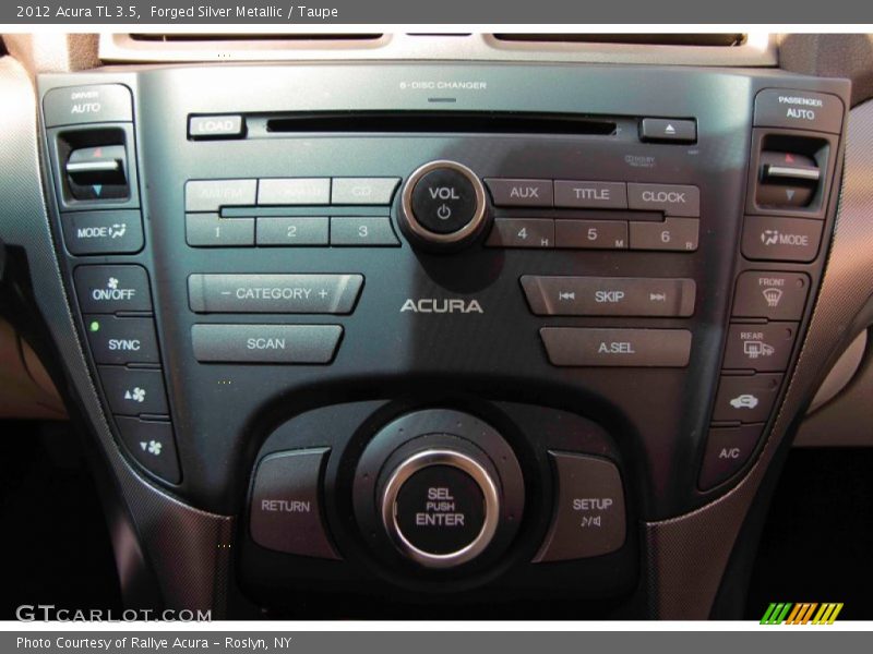 Forged Silver Metallic / Taupe 2012 Acura TL 3.5