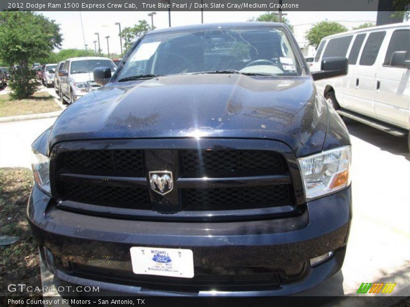 True Blue Pearl / Dark Slate Gray/Medium Graystone 2012 Dodge Ram 1500 Express Crew Cab