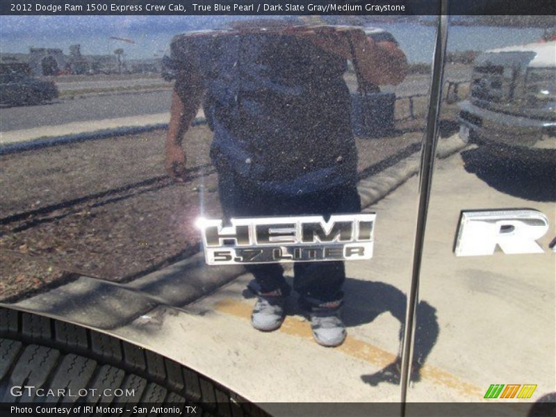 True Blue Pearl / Dark Slate Gray/Medium Graystone 2012 Dodge Ram 1500 Express Crew Cab