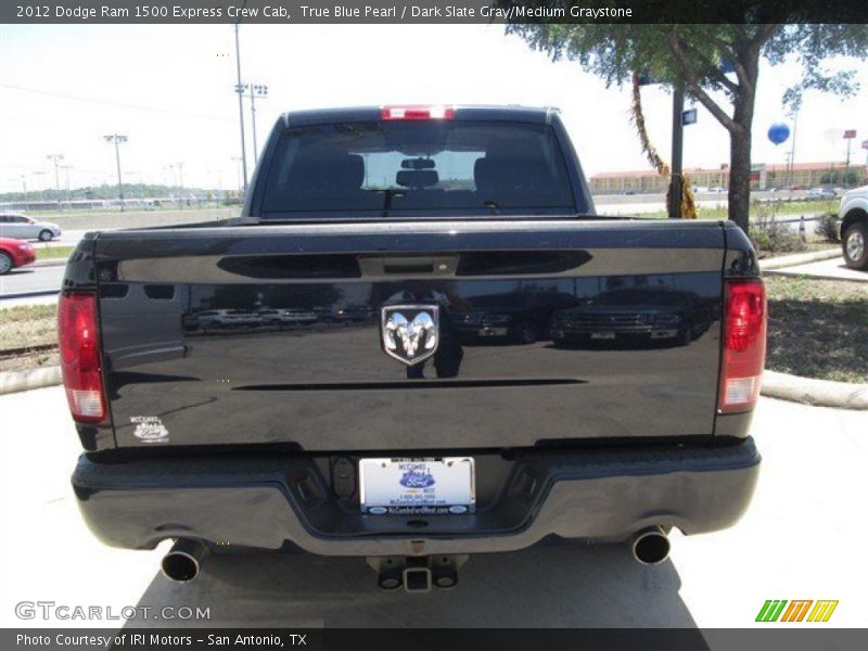 True Blue Pearl / Dark Slate Gray/Medium Graystone 2012 Dodge Ram 1500 Express Crew Cab