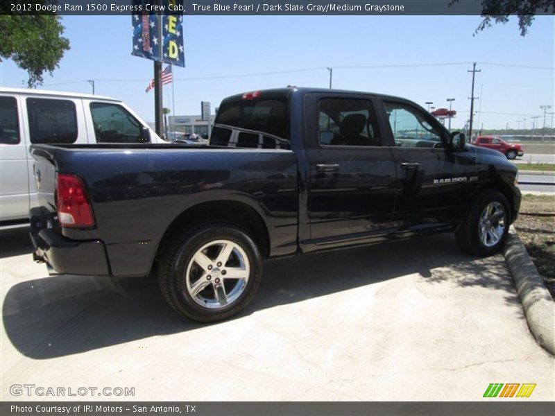 True Blue Pearl / Dark Slate Gray/Medium Graystone 2012 Dodge Ram 1500 Express Crew Cab