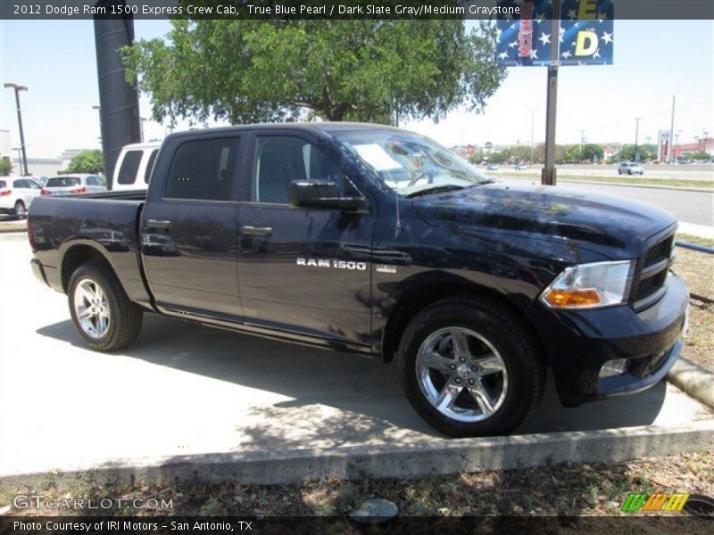 True Blue Pearl / Dark Slate Gray/Medium Graystone 2012 Dodge Ram 1500 Express Crew Cab