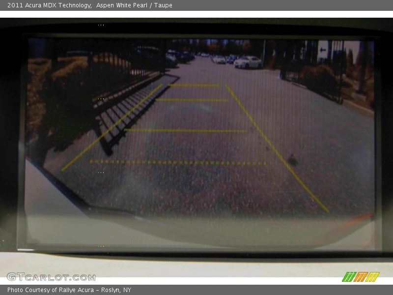 Aspen White Pearl / Taupe 2011 Acura MDX Technology