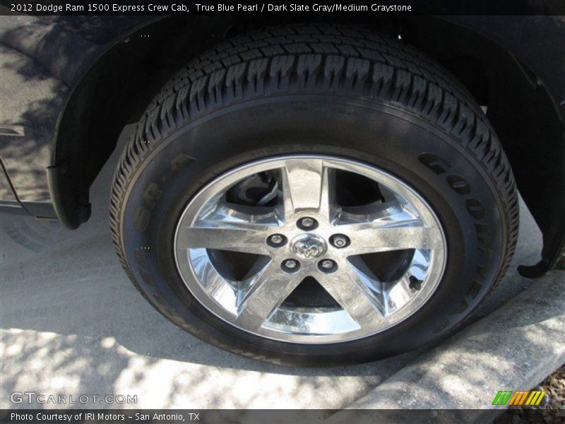 True Blue Pearl / Dark Slate Gray/Medium Graystone 2012 Dodge Ram 1500 Express Crew Cab