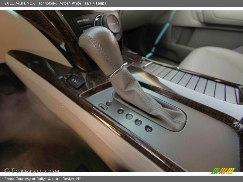 Aspen White Pearl / Taupe 2011 Acura MDX Technology