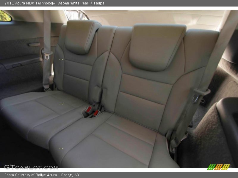 Aspen White Pearl / Taupe 2011 Acura MDX Technology