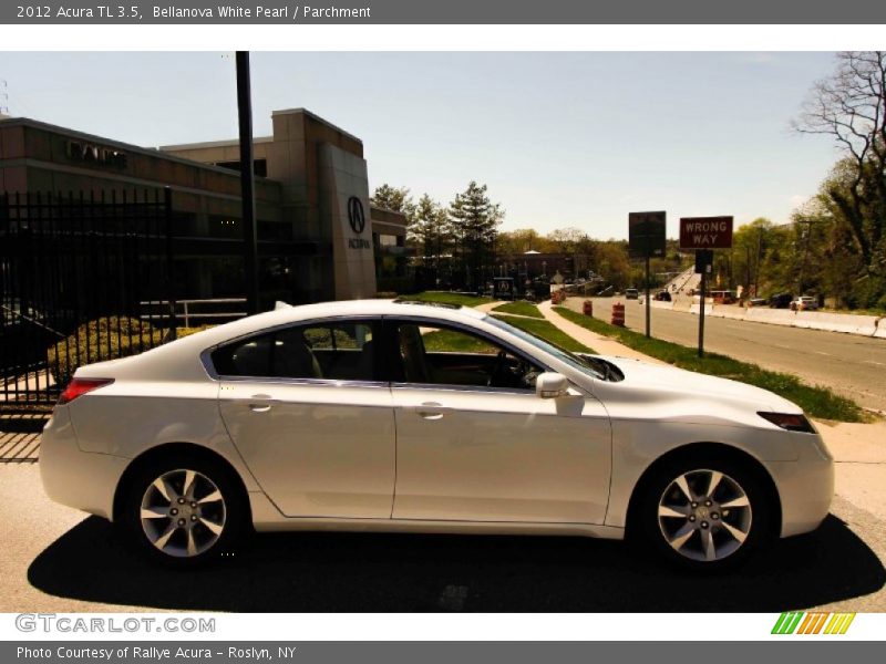 Bellanova White Pearl / Parchment 2012 Acura TL 3.5