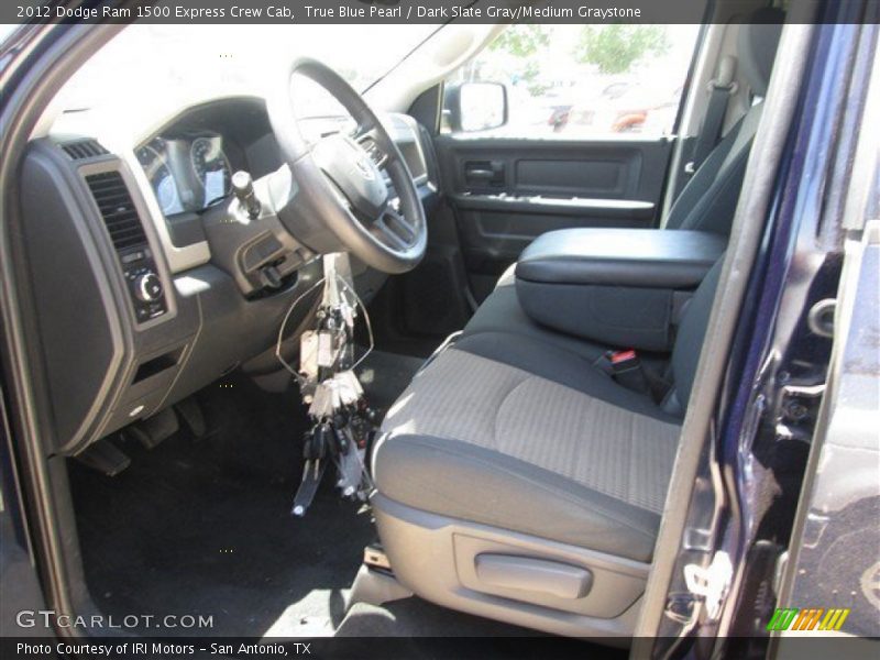True Blue Pearl / Dark Slate Gray/Medium Graystone 2012 Dodge Ram 1500 Express Crew Cab
