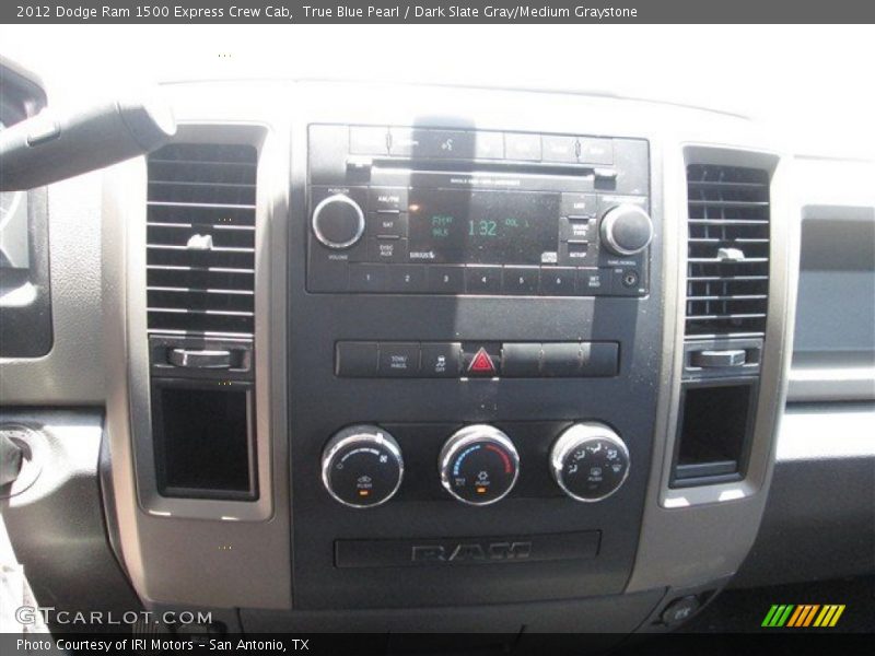 True Blue Pearl / Dark Slate Gray/Medium Graystone 2012 Dodge Ram 1500 Express Crew Cab