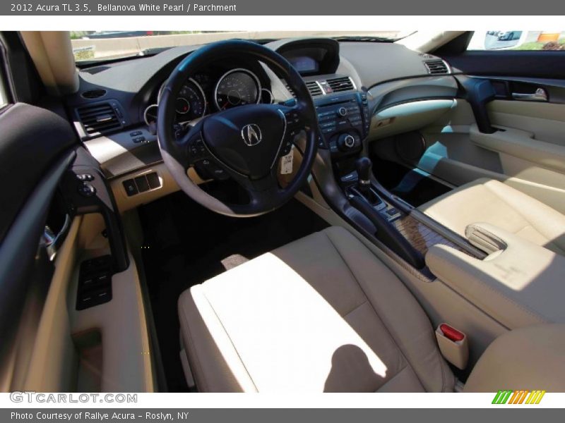Bellanova White Pearl / Parchment 2012 Acura TL 3.5