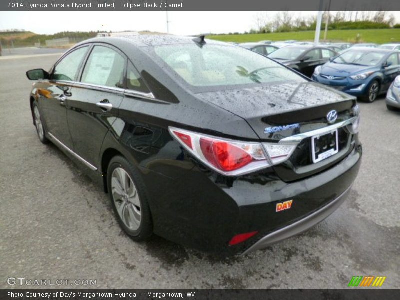 Eclipse Black / Camel 2014 Hyundai Sonata Hybrid Limited