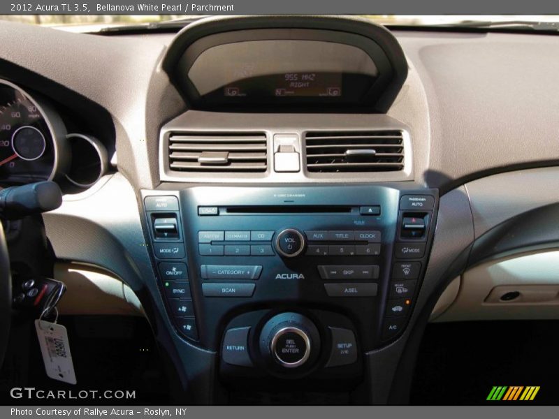 Bellanova White Pearl / Parchment 2012 Acura TL 3.5