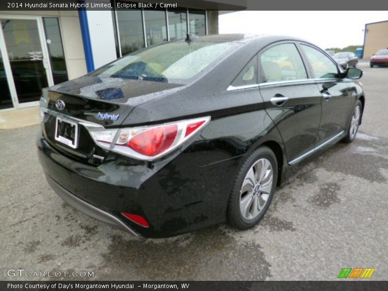 Eclipse Black / Camel 2014 Hyundai Sonata Hybrid Limited