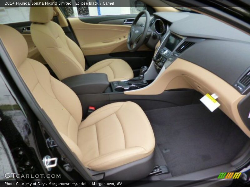 Eclipse Black / Camel 2014 Hyundai Sonata Hybrid Limited