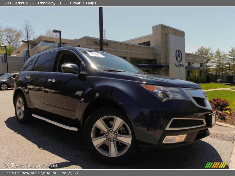 Bali Blue Pearl / Taupe 2011 Acura MDX Technology