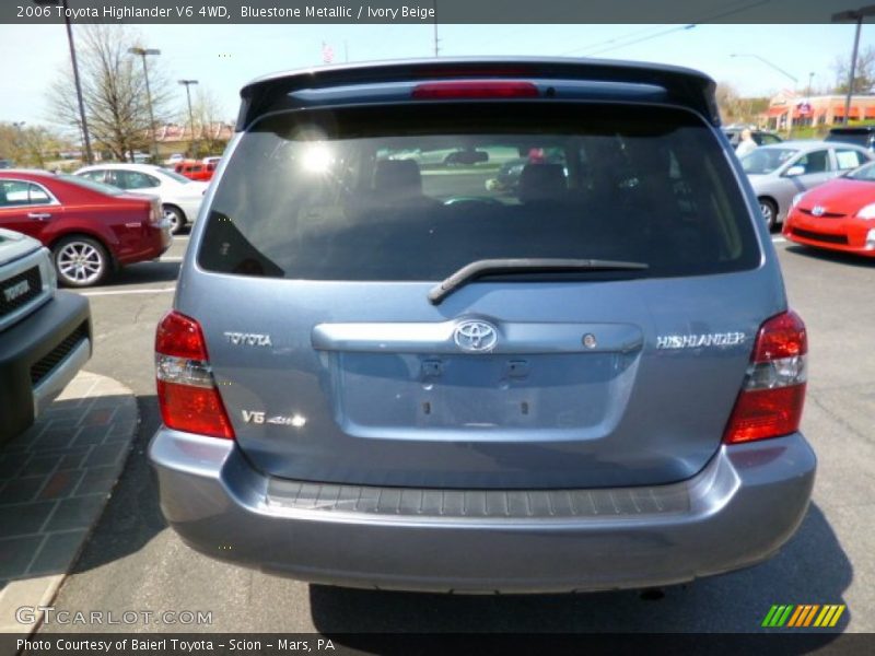 Bluestone Metallic / Ivory Beige 2006 Toyota Highlander V6 4WD