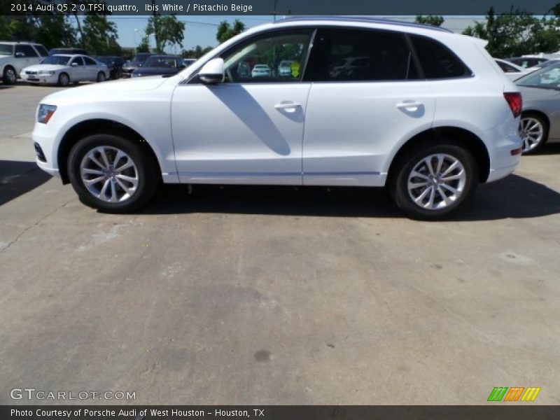 Ibis White / Pistachio Beige 2014 Audi Q5 2.0 TFSI quattro