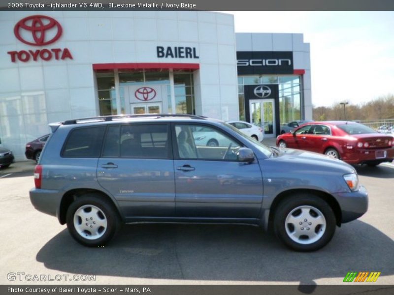 Bluestone Metallic / Ivory Beige 2006 Toyota Highlander V6 4WD