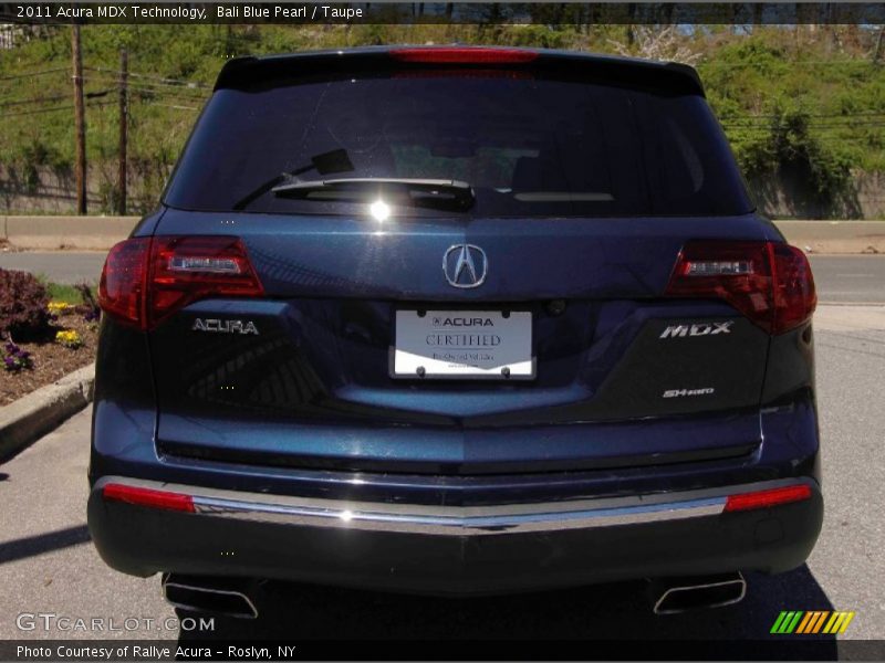 Bali Blue Pearl / Taupe 2011 Acura MDX Technology