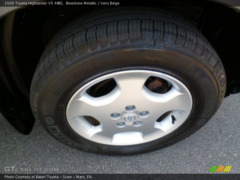 Bluestone Metallic / Ivory Beige 2006 Toyota Highlander V6 4WD