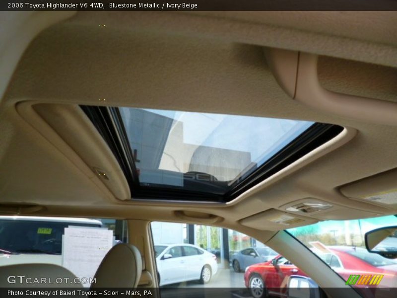 Bluestone Metallic / Ivory Beige 2006 Toyota Highlander V6 4WD