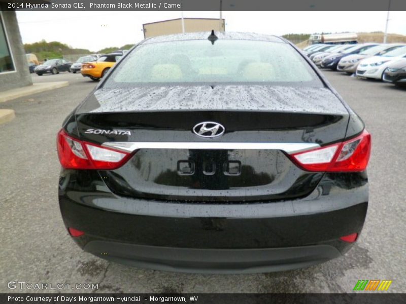 Phantom Black Metallic / Camel 2014 Hyundai Sonata GLS