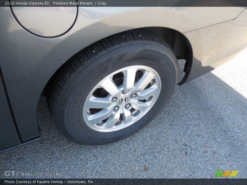 Polished Metal Metallic / Gray 2010 Honda Odyssey EX
