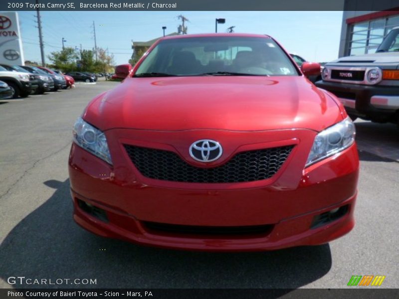 Barcelona Red Metallic / Charcoal 2009 Toyota Camry SE