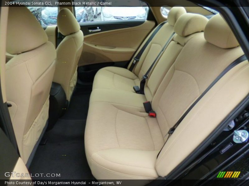 Phantom Black Metallic / Camel 2014 Hyundai Sonata GLS
