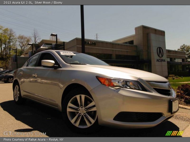 Silver Moon / Ebony 2013 Acura ILX 2.0L