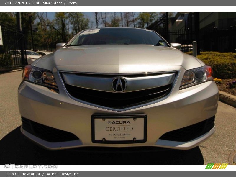 Silver Moon / Ebony 2013 Acura ILX 2.0L