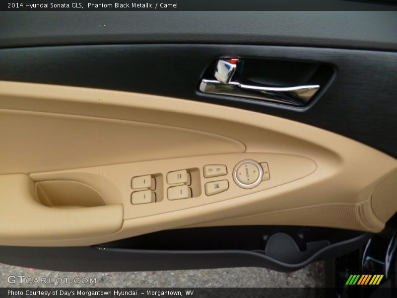 Phantom Black Metallic / Camel 2014 Hyundai Sonata GLS