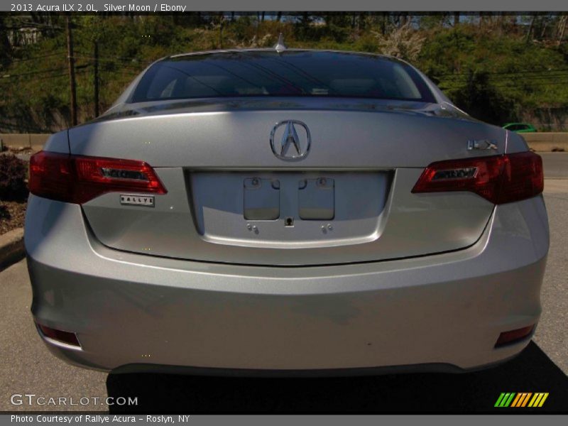 Silver Moon / Ebony 2013 Acura ILX 2.0L
