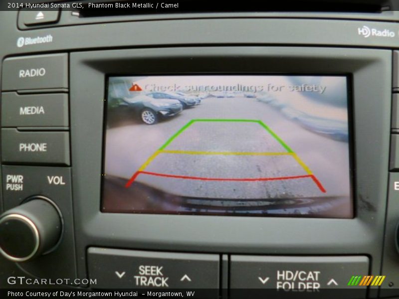 Phantom Black Metallic / Camel 2014 Hyundai Sonata GLS