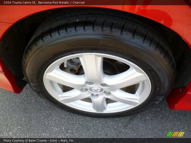 Barcelona Red Metallic / Charcoal 2009 Toyota Camry SE