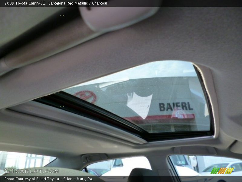 Barcelona Red Metallic / Charcoal 2009 Toyota Camry SE