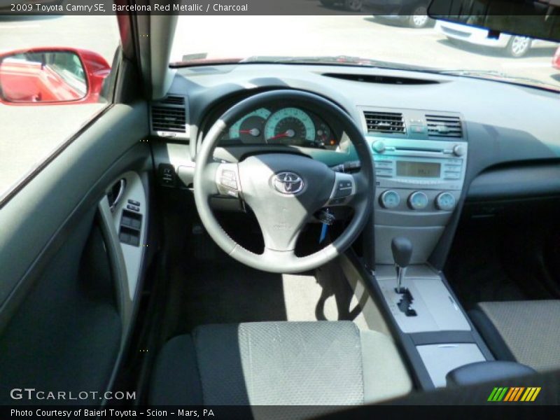Barcelona Red Metallic / Charcoal 2009 Toyota Camry SE