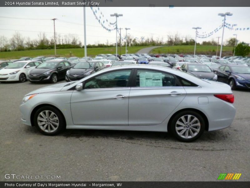 Radiant Silver / Gray 2014 Hyundai Sonata Limited