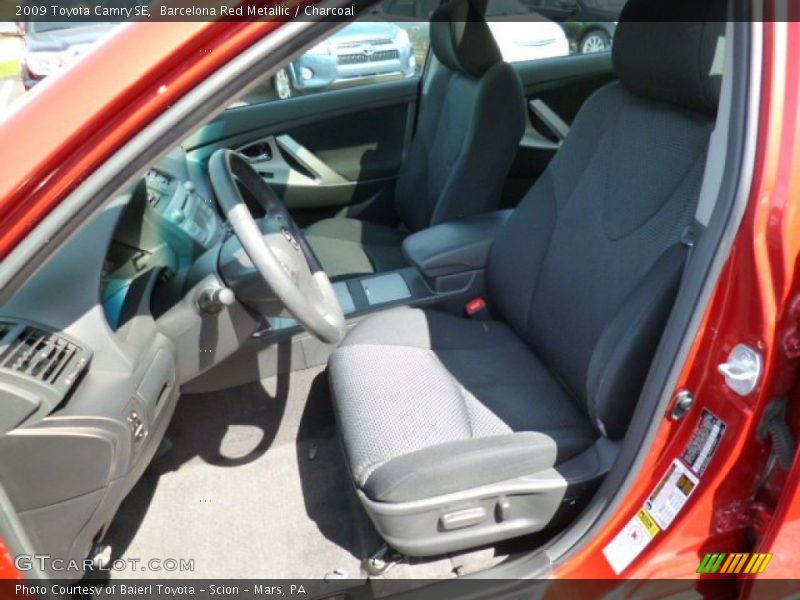 Barcelona Red Metallic / Charcoal 2009 Toyota Camry SE