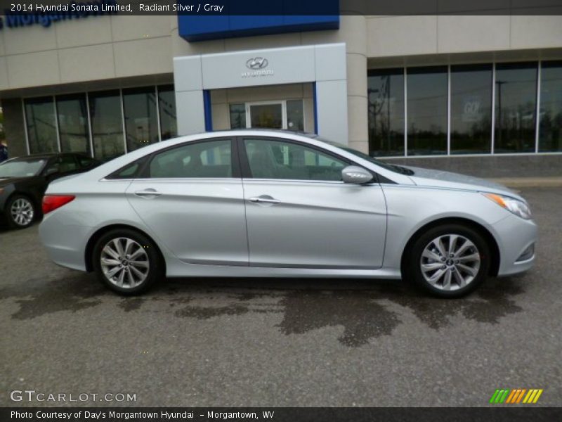 Radiant Silver / Gray 2014 Hyundai Sonata Limited