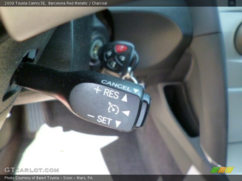 Barcelona Red Metallic / Charcoal 2009 Toyota Camry SE