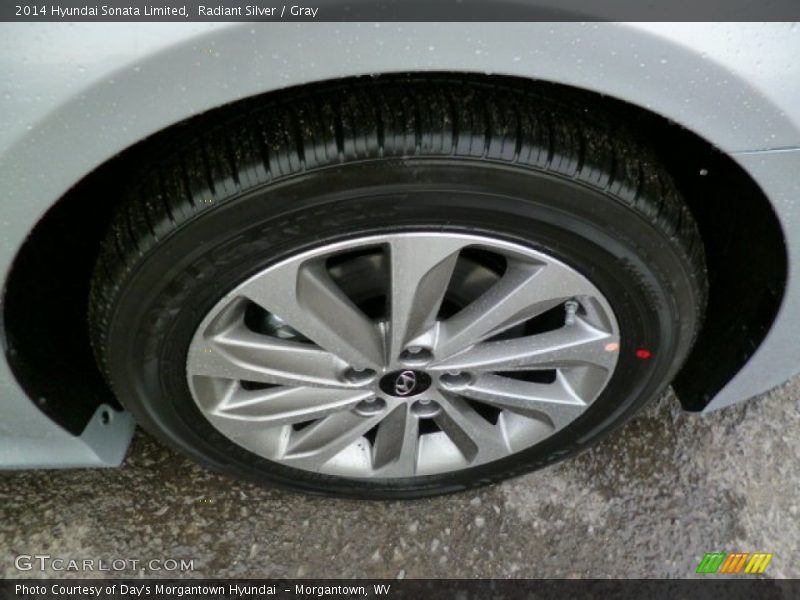 Radiant Silver / Gray 2014 Hyundai Sonata Limited