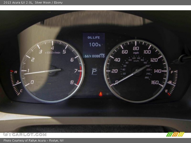 Silver Moon / Ebony 2013 Acura ILX 2.0L