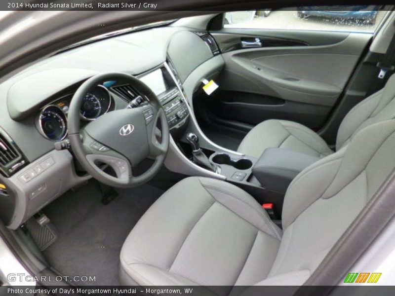 Radiant Silver / Gray 2014 Hyundai Sonata Limited