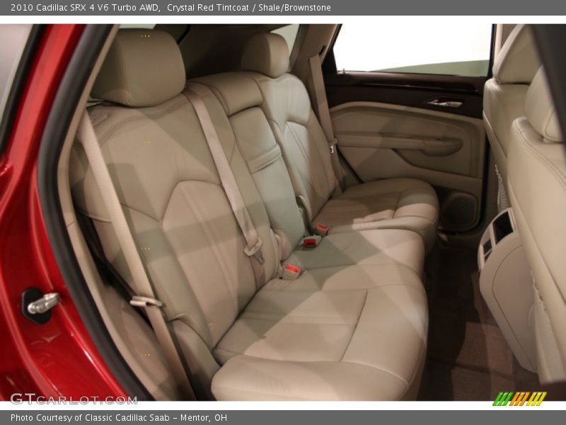 Crystal Red Tintcoat / Shale/Brownstone 2010 Cadillac SRX 4 V6 Turbo AWD