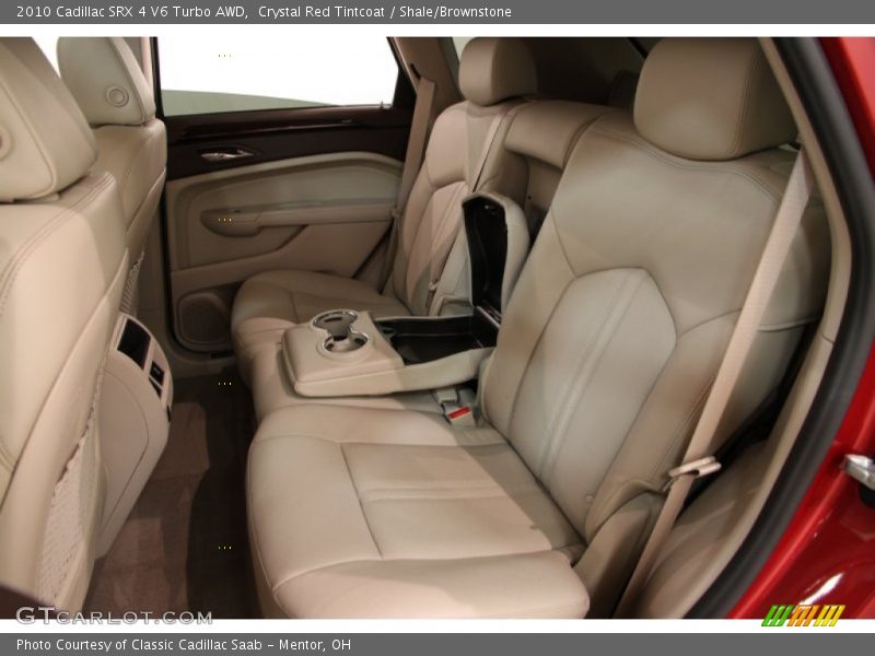 Crystal Red Tintcoat / Shale/Brownstone 2010 Cadillac SRX 4 V6 Turbo AWD