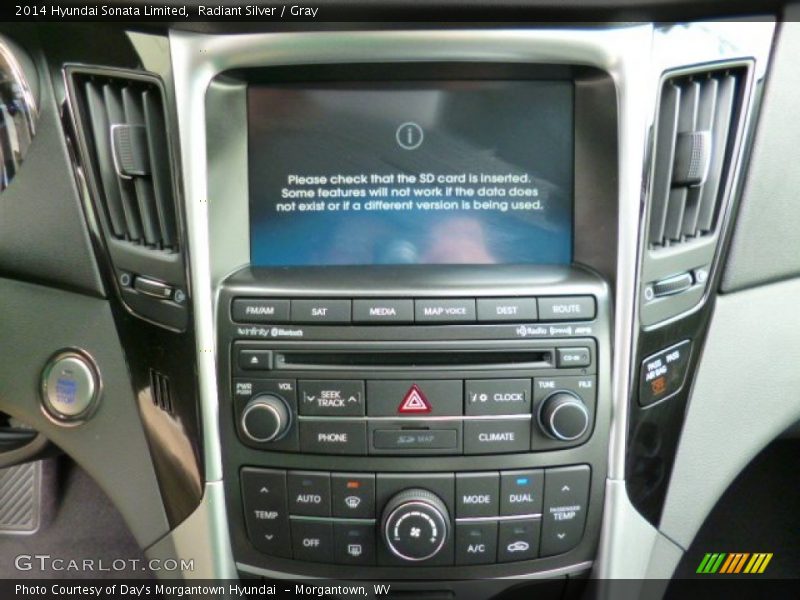Radiant Silver / Gray 2014 Hyundai Sonata Limited