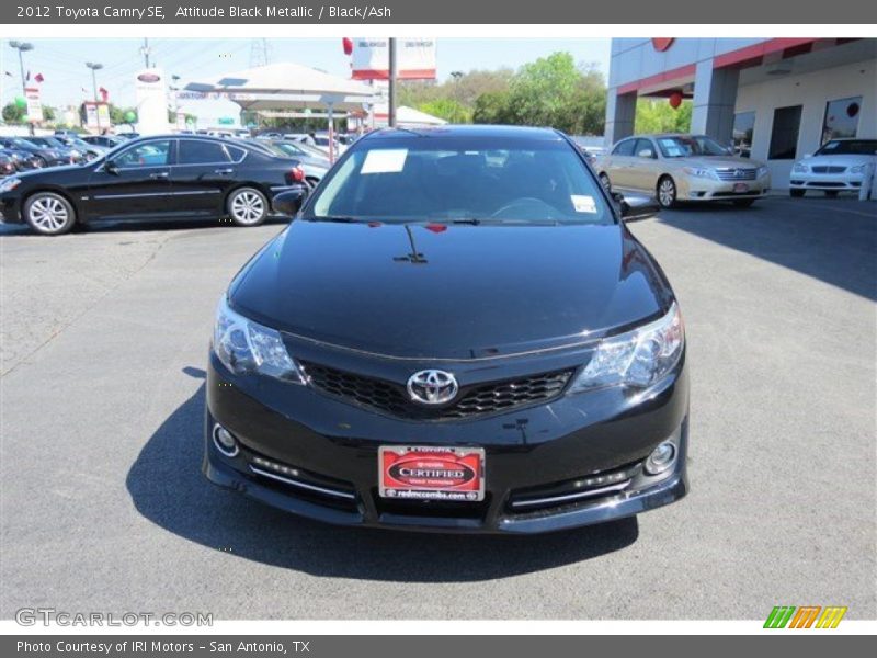 Attitude Black Metallic / Black/Ash 2012 Toyota Camry SE
